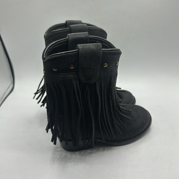 Old West Fringe Boots Girl Toddler - Picture 3 of 8